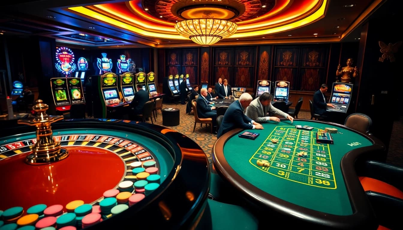 Découvrez l'atmosphère vibrante du meilleur casino en ligne avec des jeux palpitants et un décor luxueux.