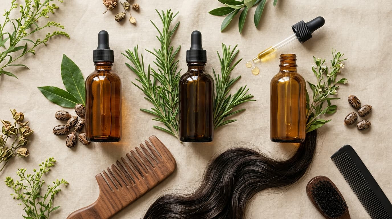 Rosemary oil pour des cheveux plus forts et brillants