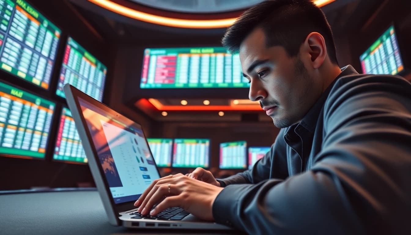 Menganalisa bandar togel online dengan serius di ruang permainan modern.