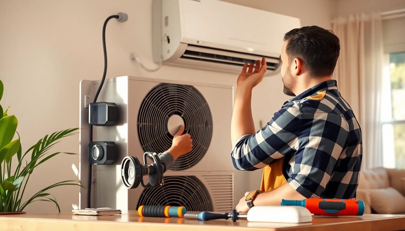 Expert HVAC technician delivering hvac repair pound ridge services in a bright home environment.