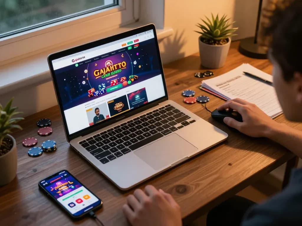 Engaging gameplay on the Gajah Toto online casino platform, highlighting exciting betting options.