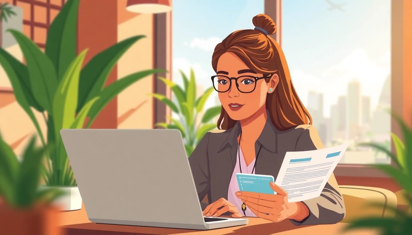 Submit your application for uk eta online application with ease in a cozy café setting.