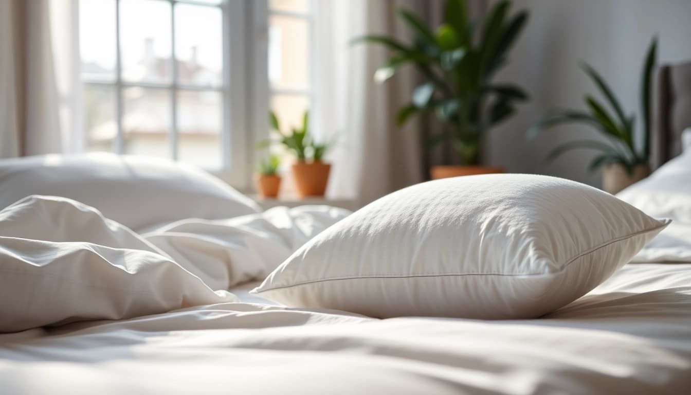 Relaxing Akupressurkissen showcased on a bed, inviting comfort and relief.