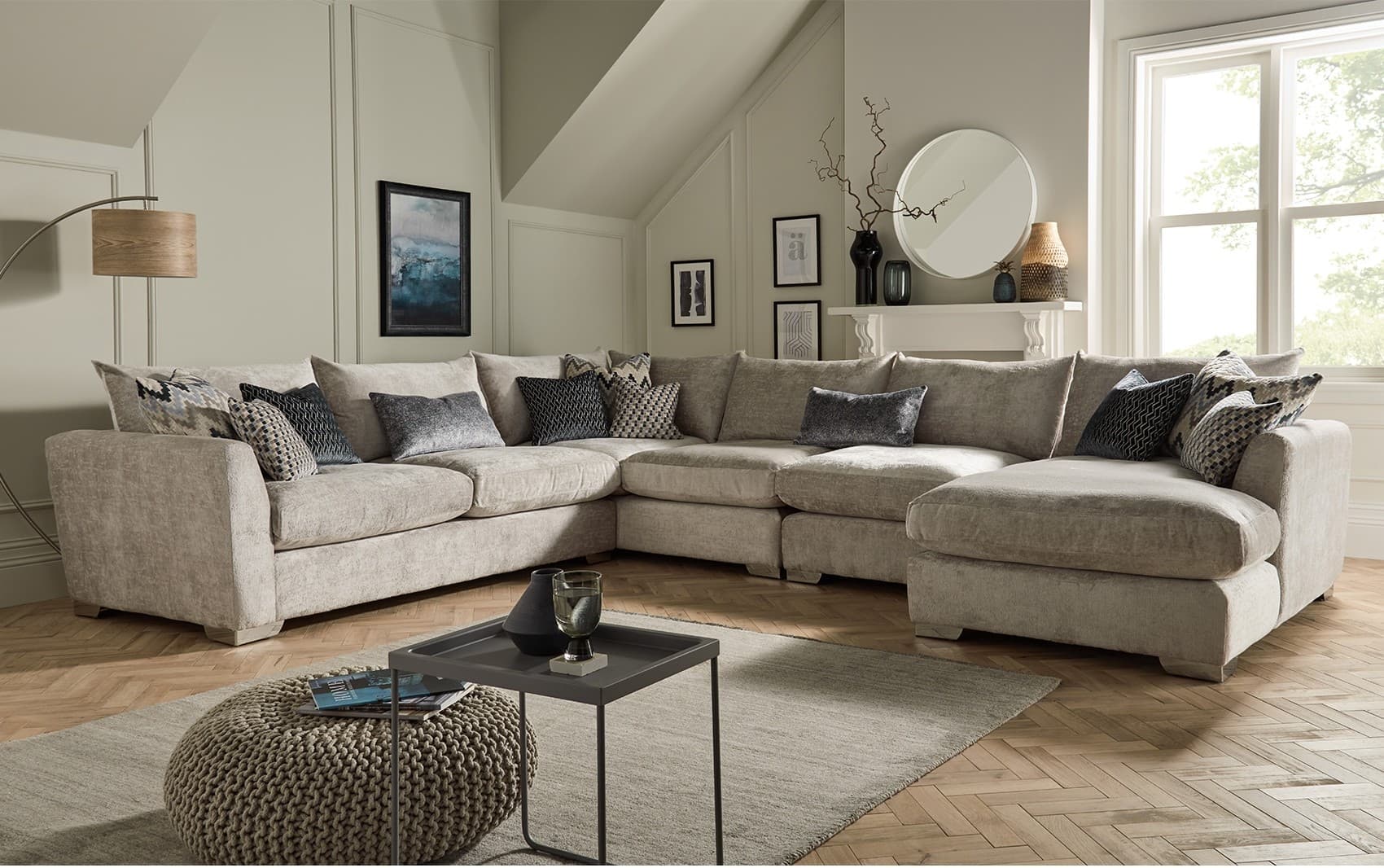 Corner Sofa Family Comfort – Msofas L-Shaped Collections