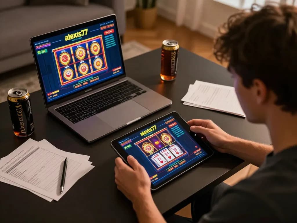 Engaging gameplay on the alexis77 online casino platform with an immersive user interface.