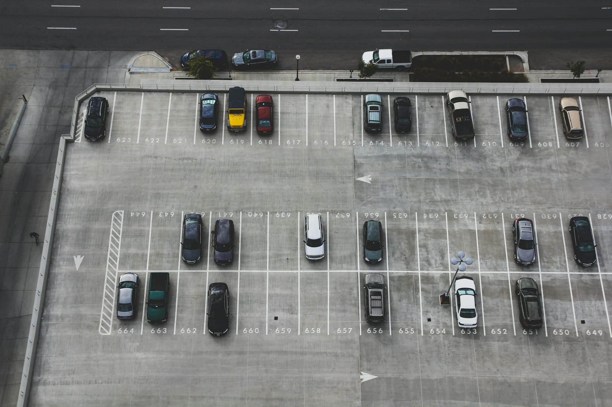Parking Lot Painting Gulfport Services by Striping Bros