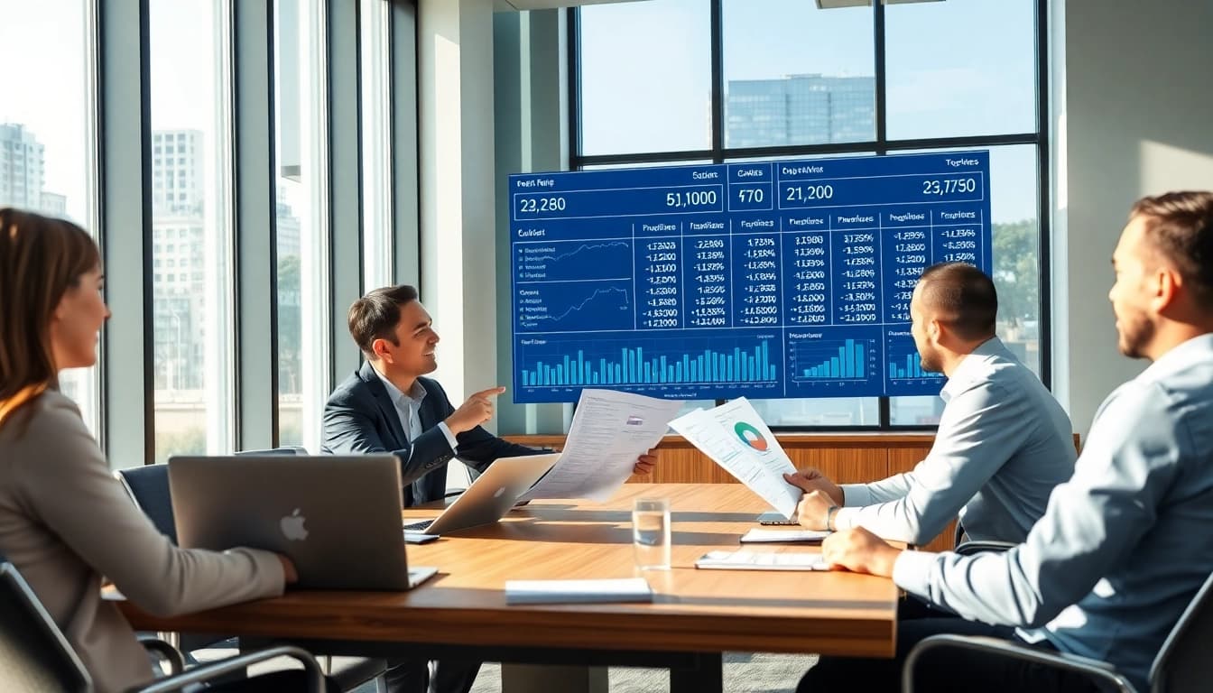 Analyze rates effectively at https://m.check-rates.com with a financial advisor in a modern office.