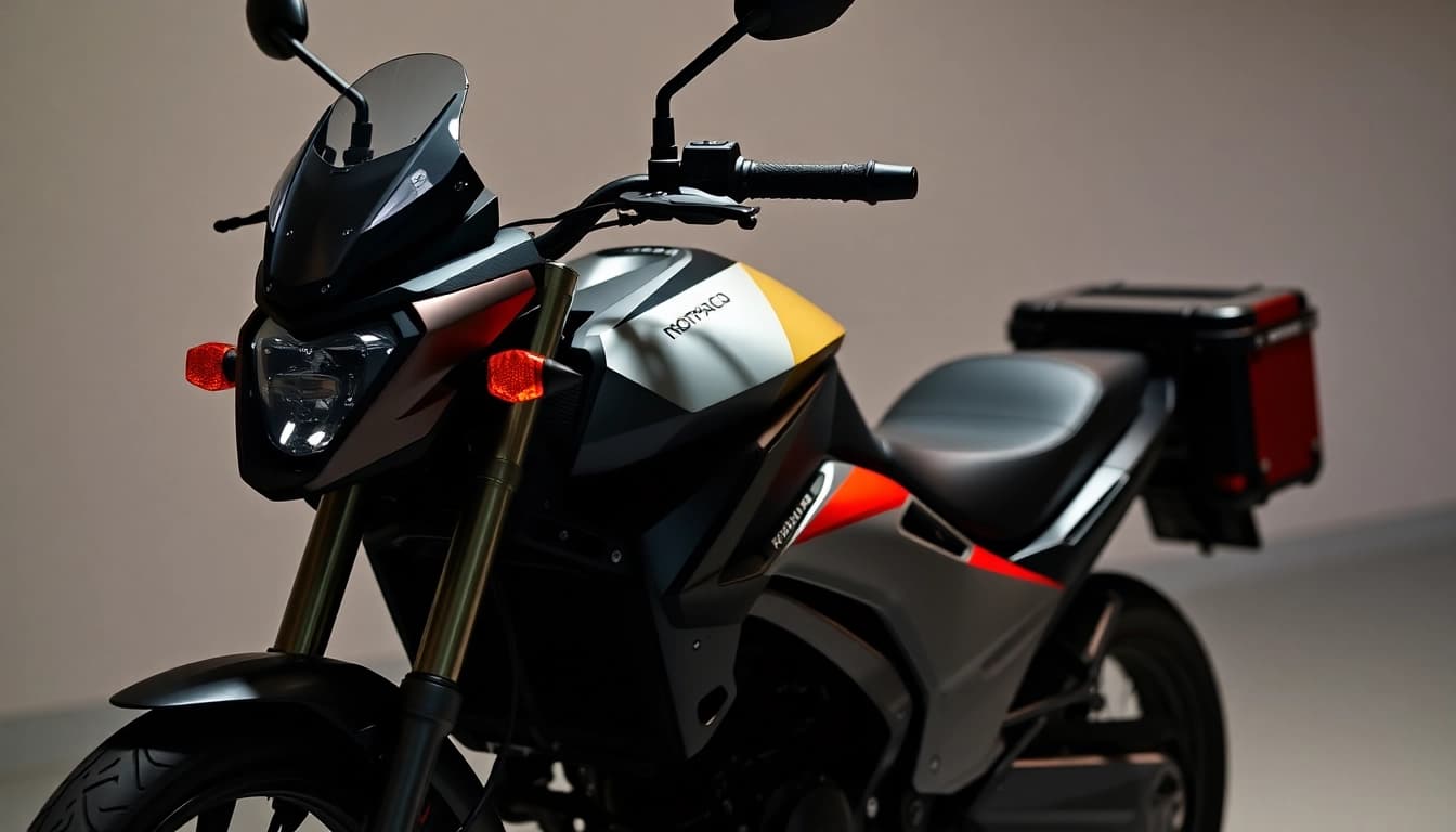 Découvrez l'équipement de motopaco pour motos, mettant en avant des accessoires innovants et modernes.