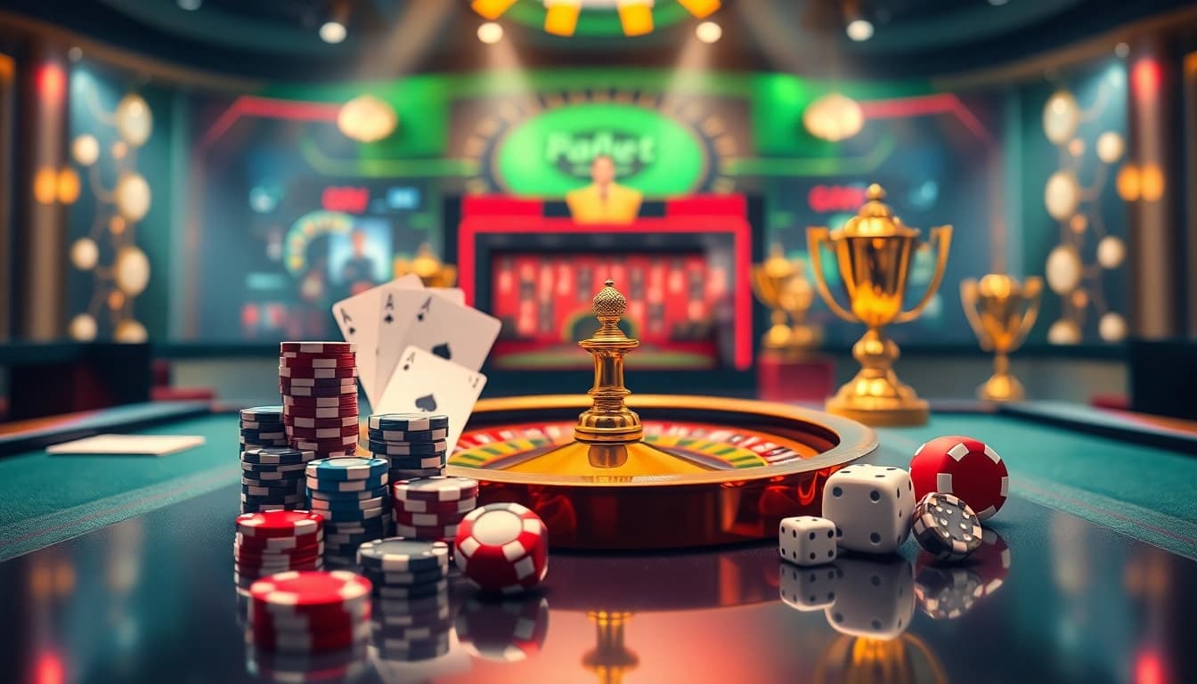 Experience the excitement of רמי אונליין with vibrant casino elements and engaging online gameplay.