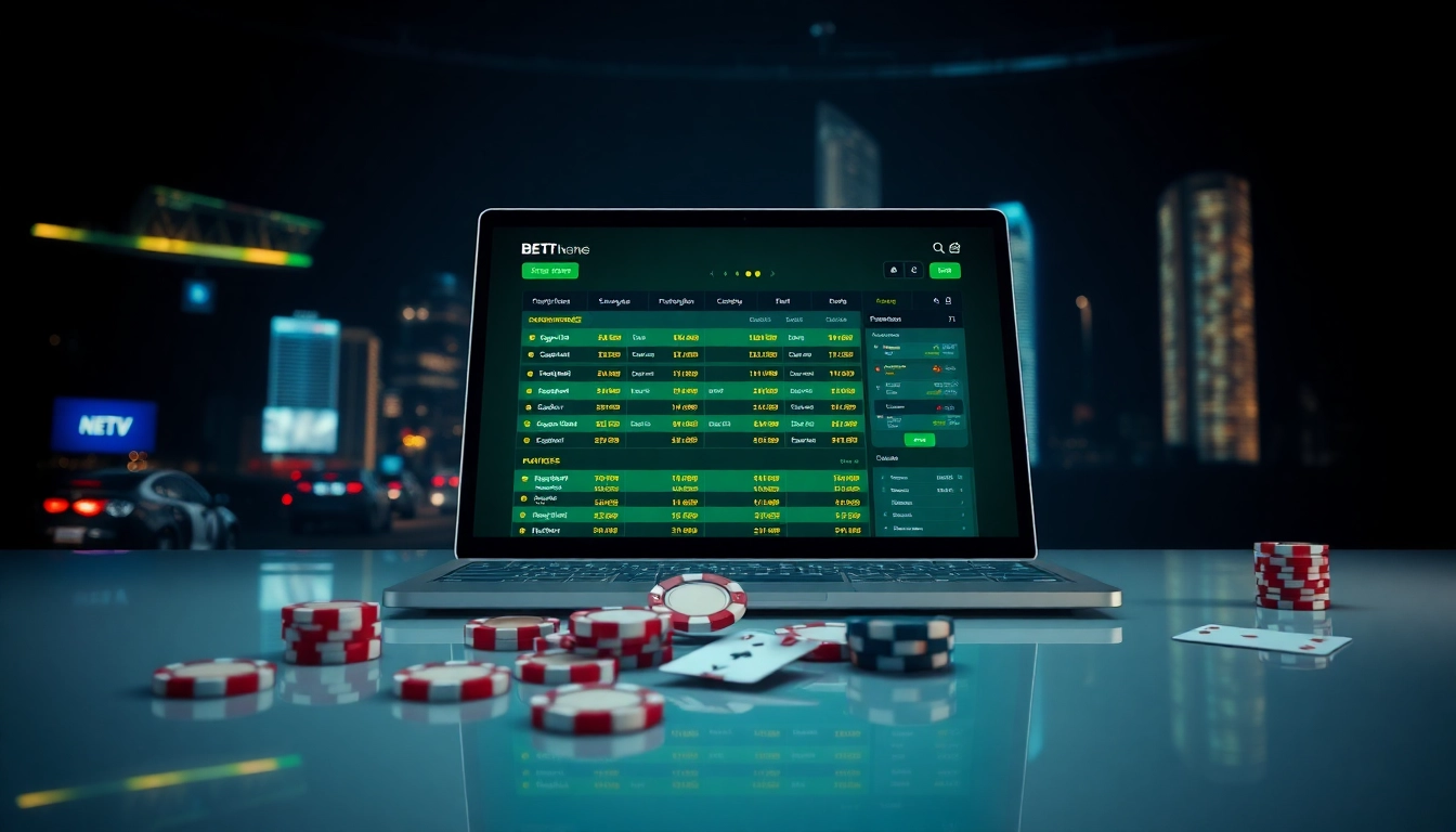 Engaging display of Nhà Cái NEW88 gaming interface emphasizing modern betting features.