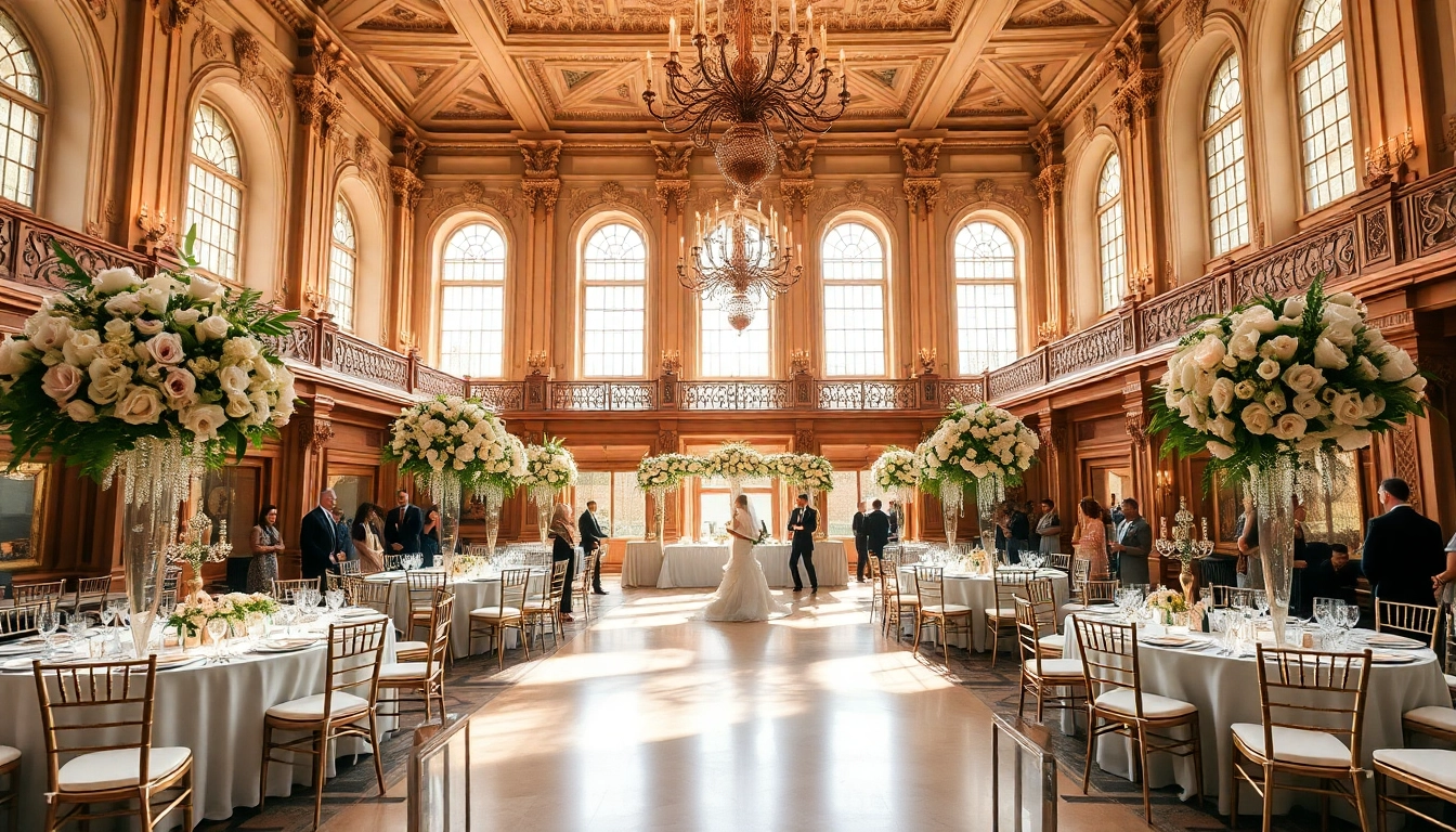 Stunning Jacksonville Wedding Venue showcasing an elegant wedding setup with beautiful decorations.