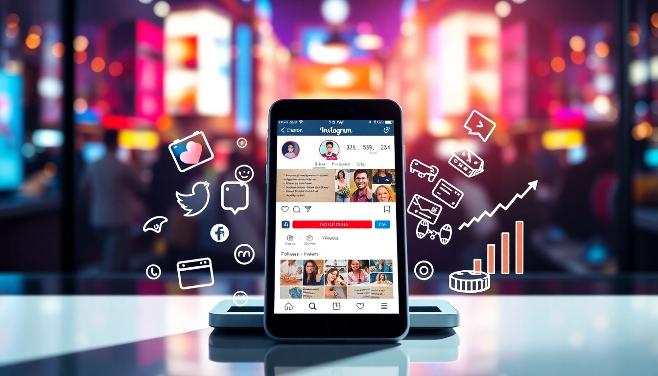 instagram フォロワー 購入でフォロワーを増やすシンプルな方法を示すデジタルデバイス