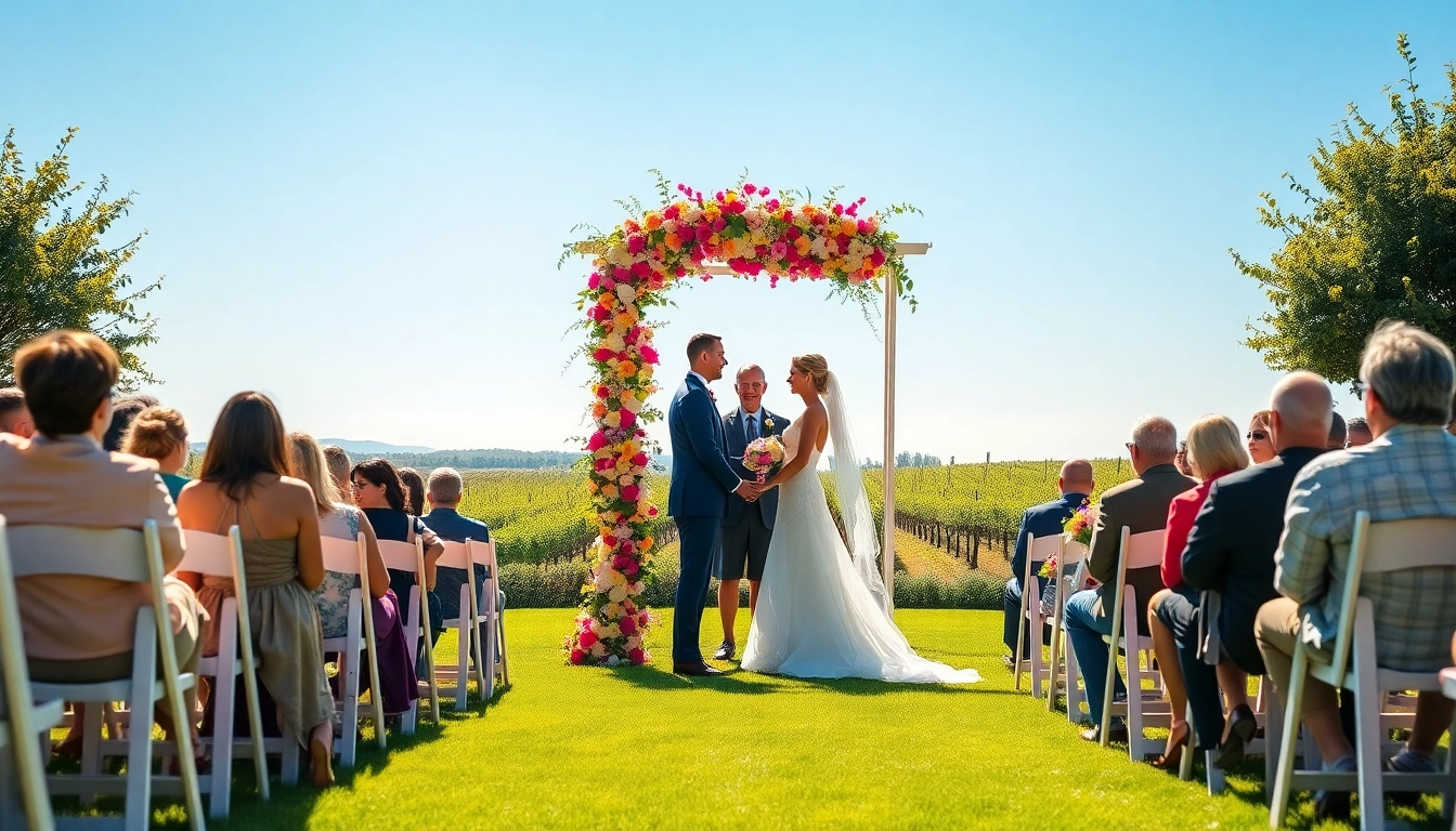 Celebrate beautiful Clarksburg ca weddings with a romantic outdoor ceremony surrounded by nature.