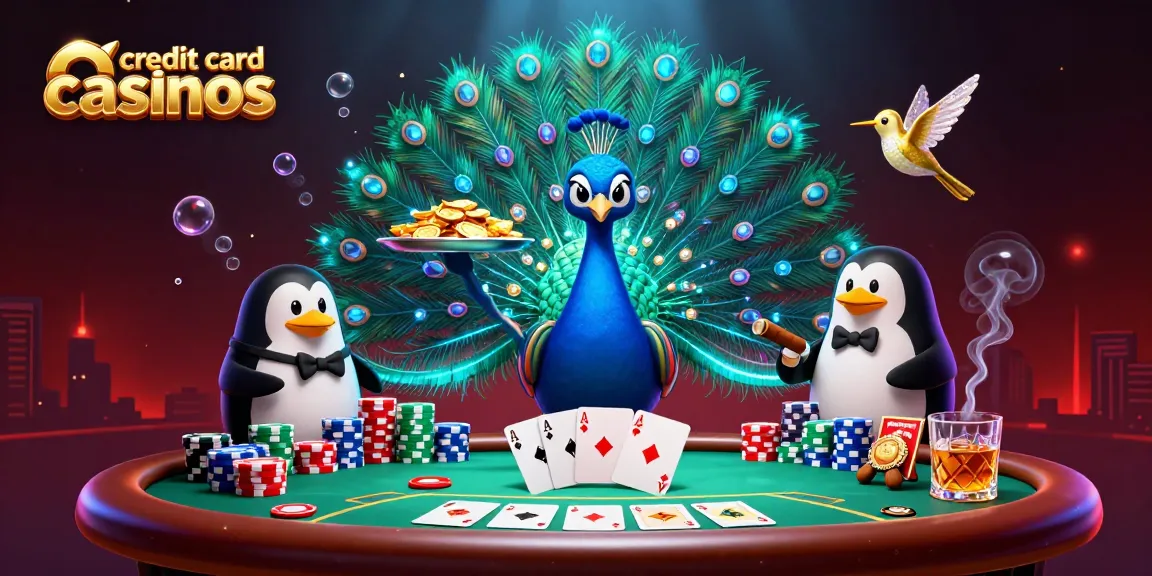 Experience the excitement of credit card casinos with vibrant game elements and enchanting characters.
