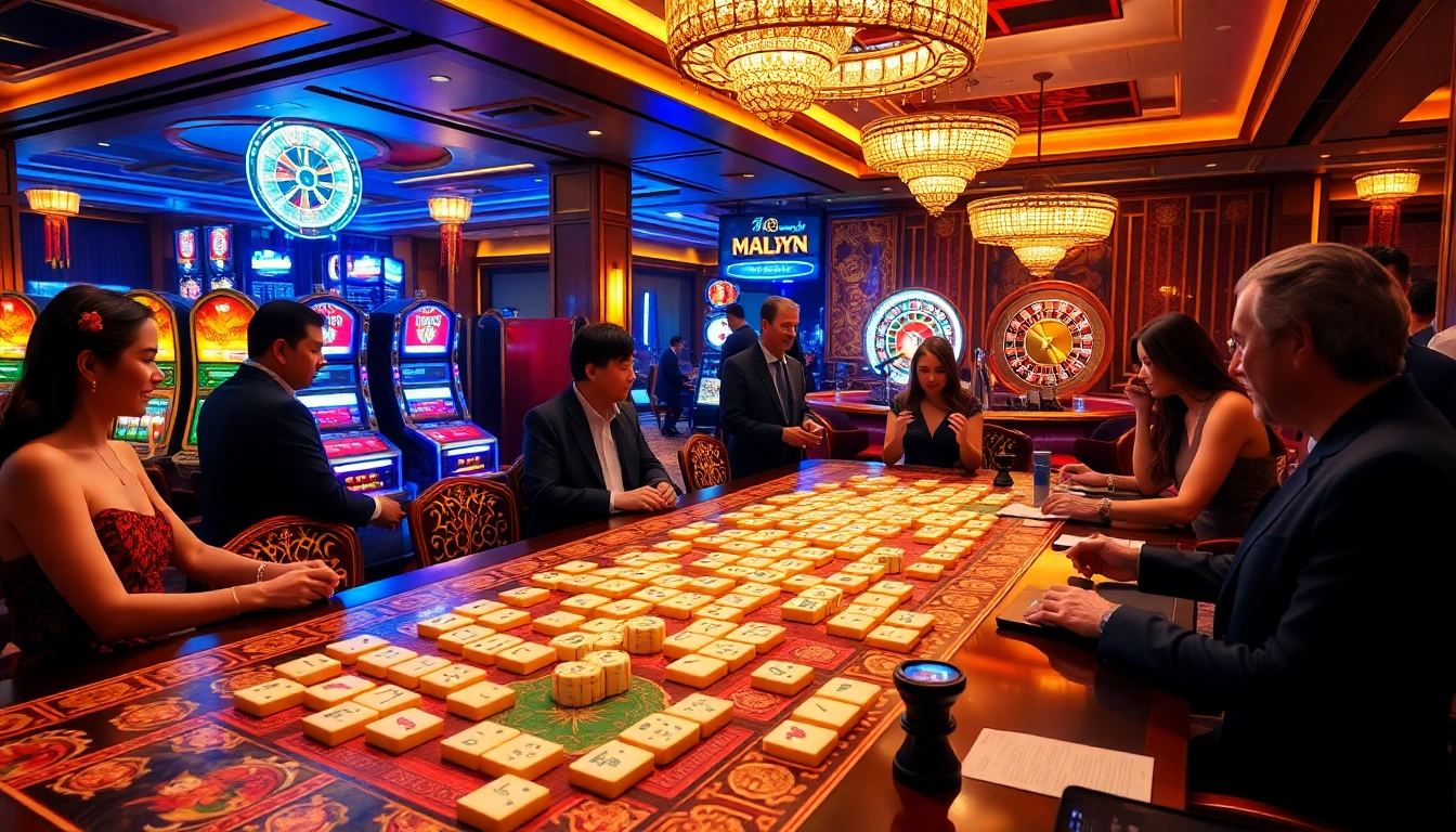Experience the excitement of Mahjong Ways 2 in a luxurious casino setting.