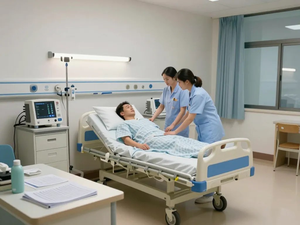 Patient bed adjustment for comfort in a healing environment featuring a giường bệnh nhân