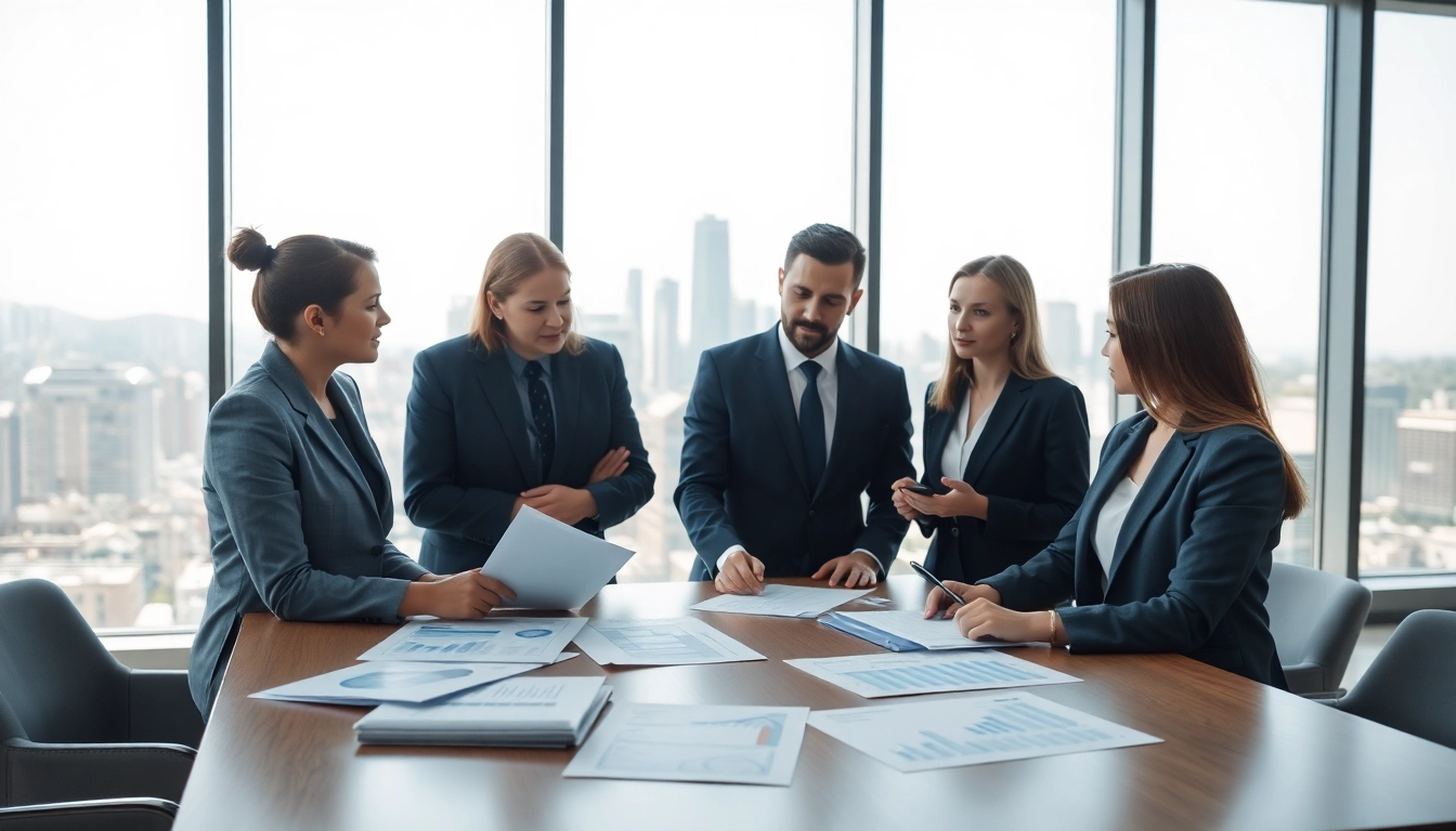 Effective debt collection uk solutions discussed by a legal team in a professional office.