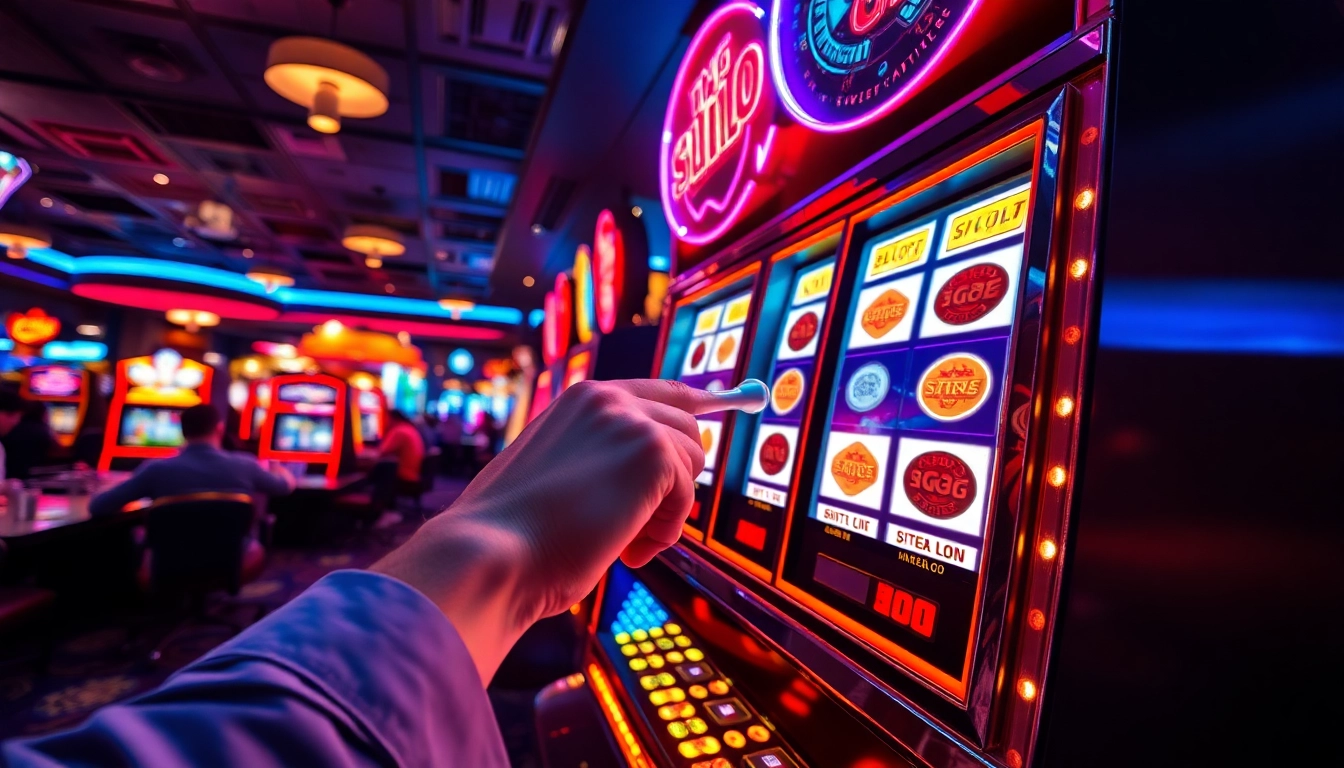 เล่น pg slot สุดมันส์ที่สล็อตแมชชีนในคาสิโนที่มีแสงสีสดใส