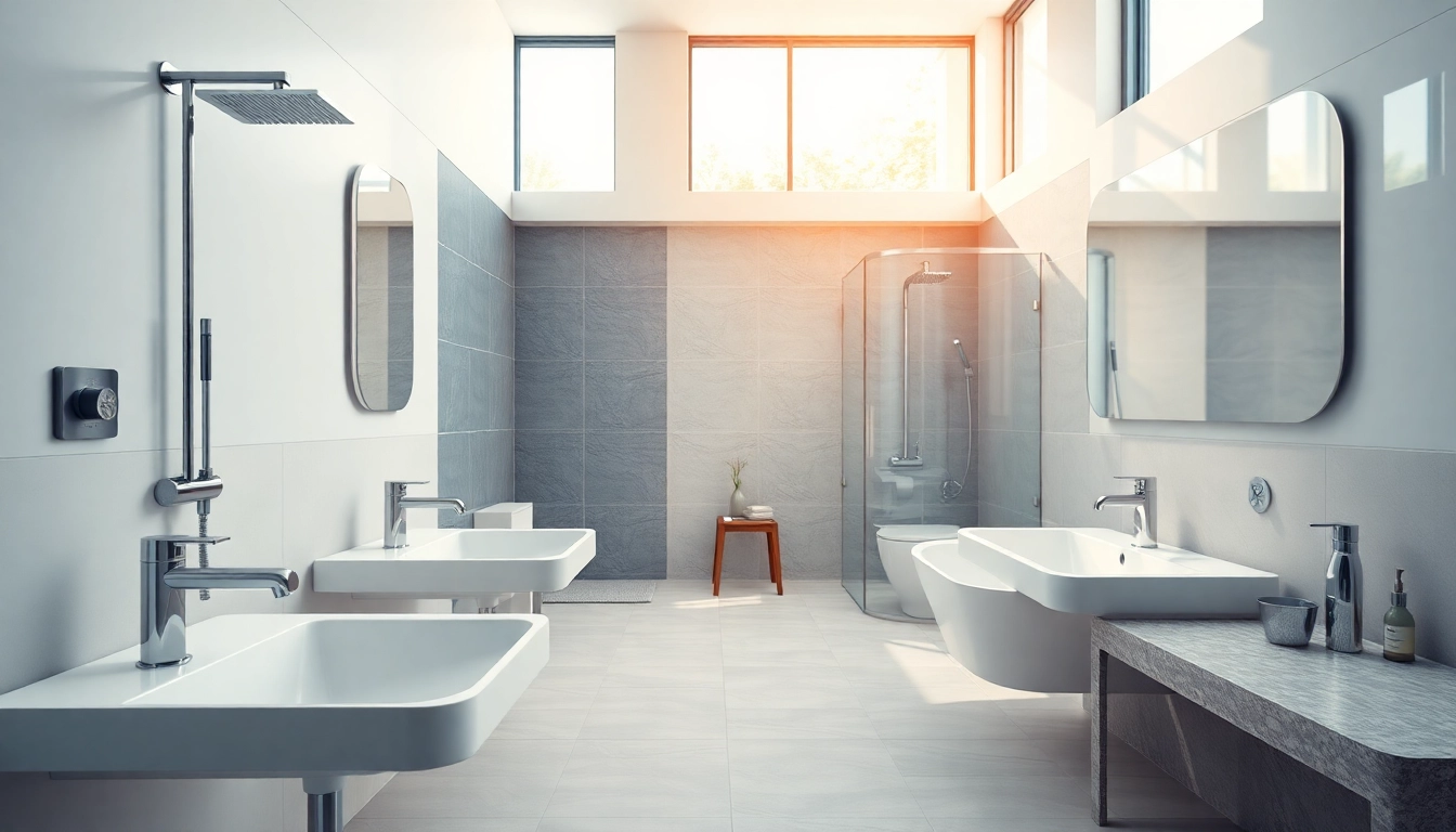 Planung und Ausstattung von sanitären Lösungen mit sonni sanitär GmbH in einem modernen Bad.