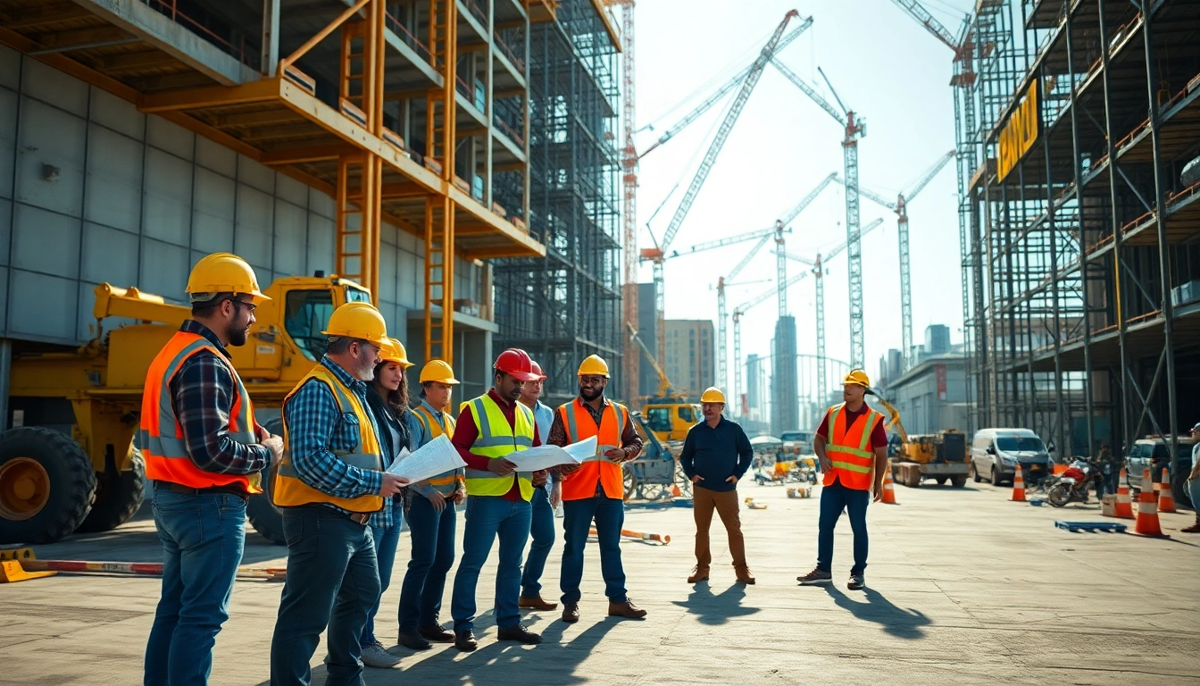 Key scene depicting New Jersey Commercial General Contractor team at work, ensuring a successful project collaboration.