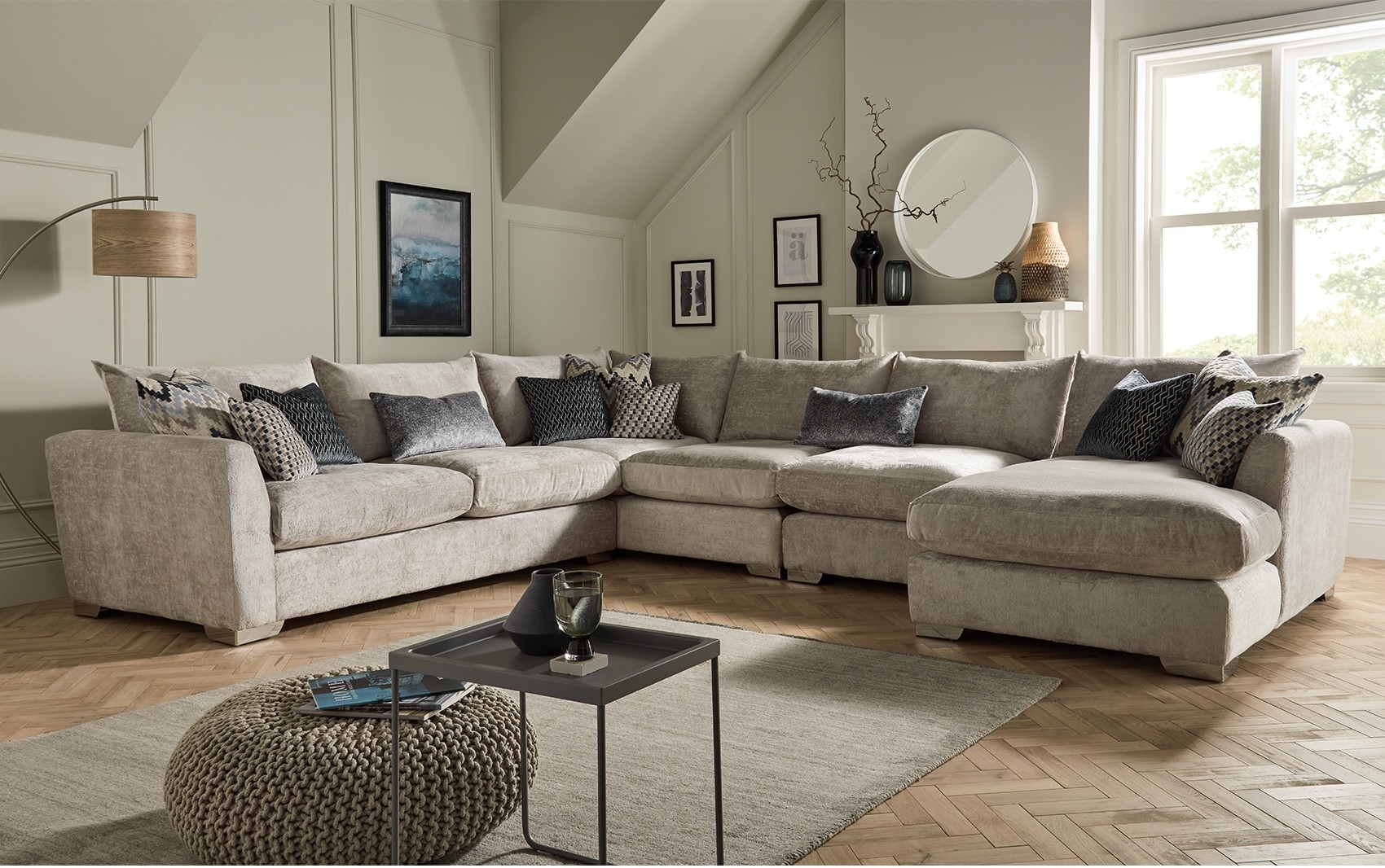 Corner Sofa Family Comfort – Msofas L-Shaped Collections
