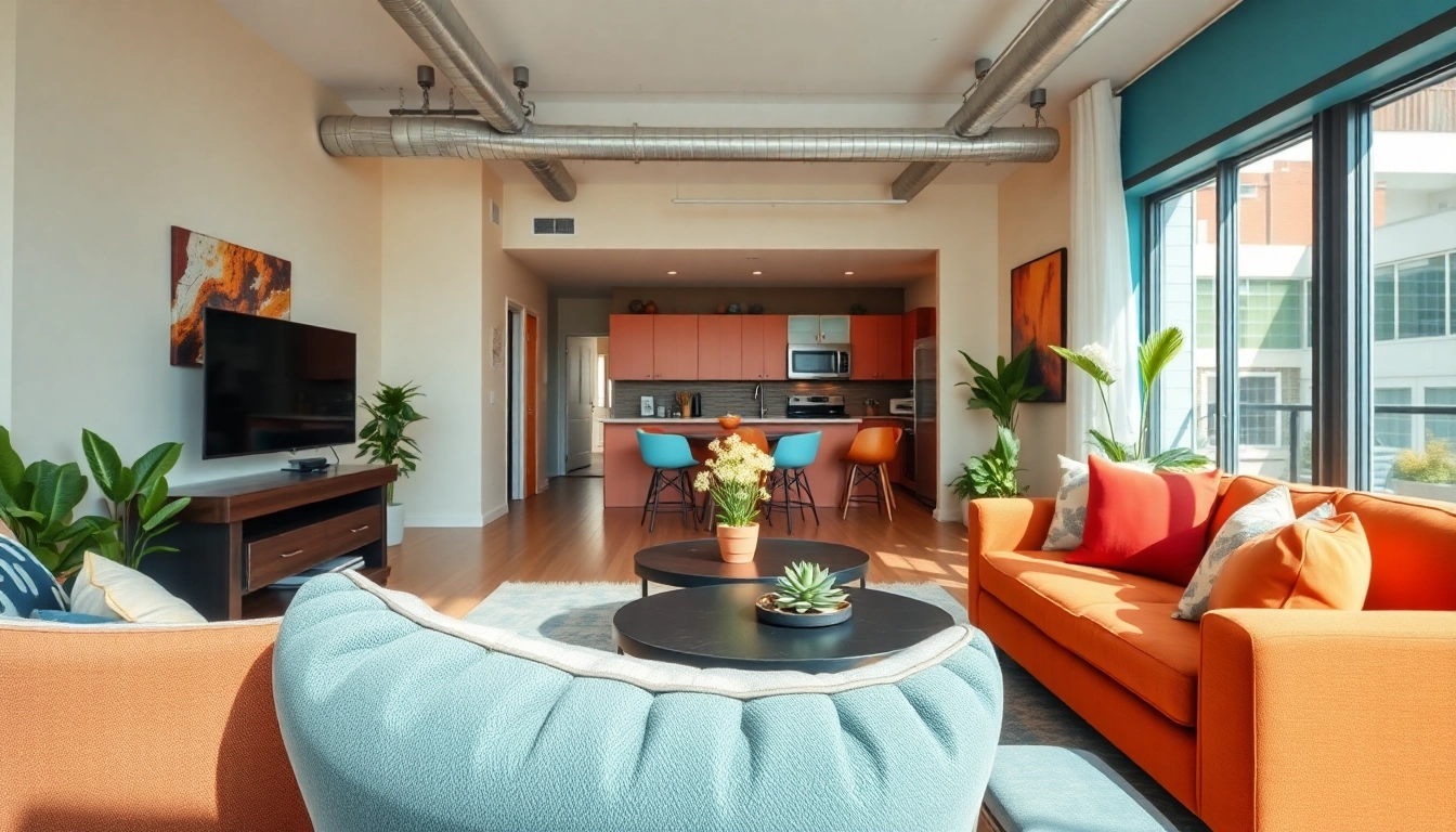 JBO rental properties highlighted in a modern, inviting space with stylish design features.