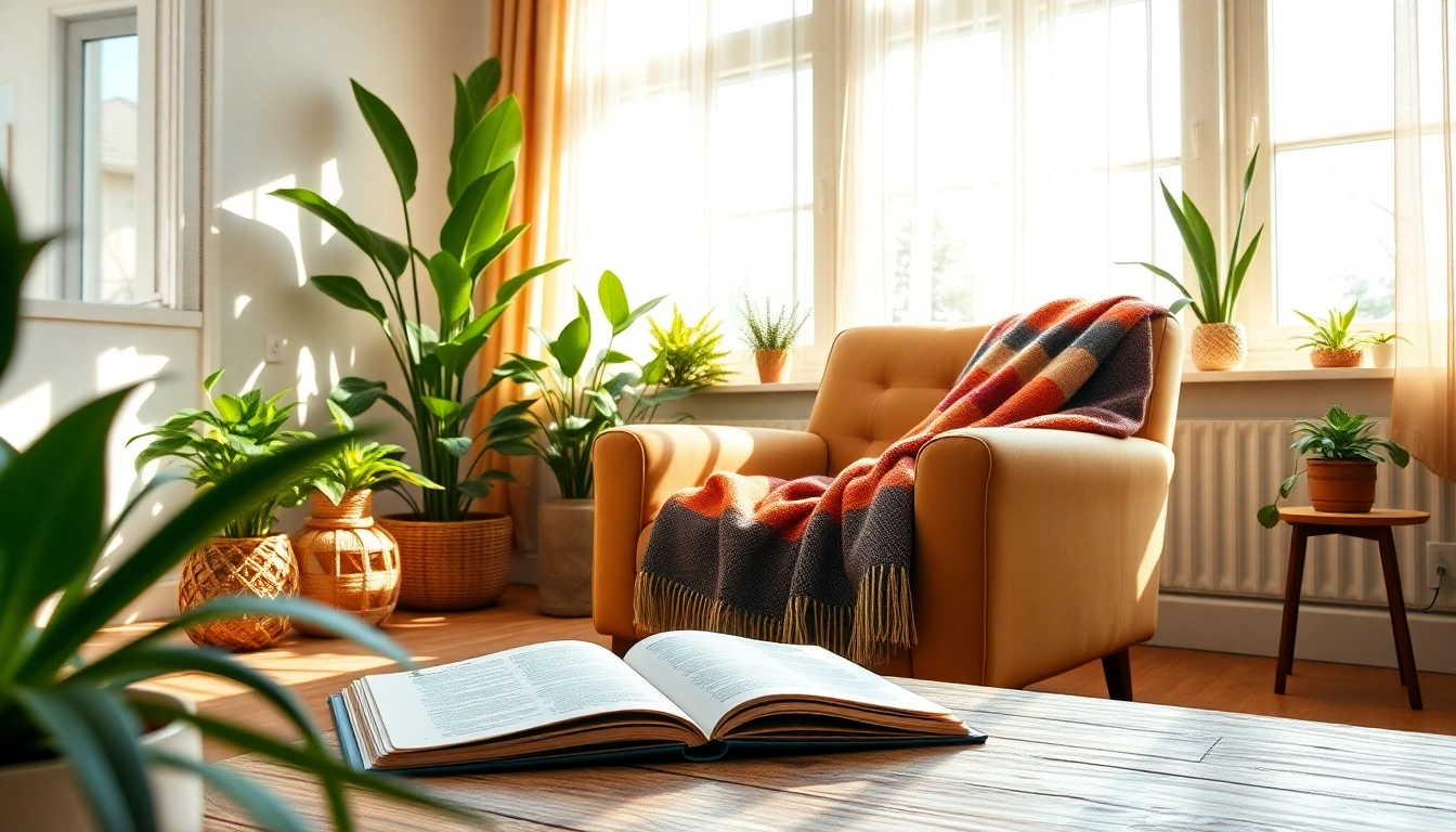 Cozy reading area for UK Lifestyle Blog featuring an armchair and natural sunlight.