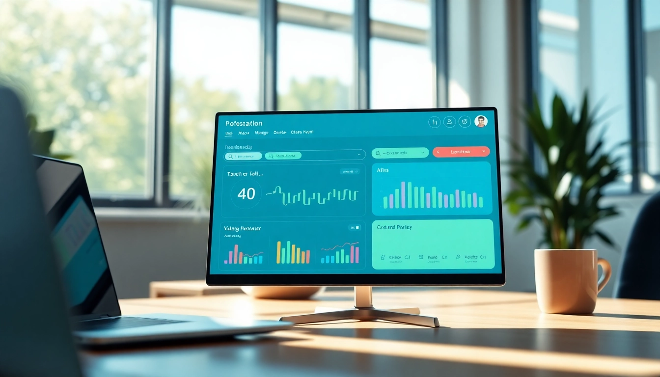Engage your audience with a creative AI video generator interface in a modern workspace.