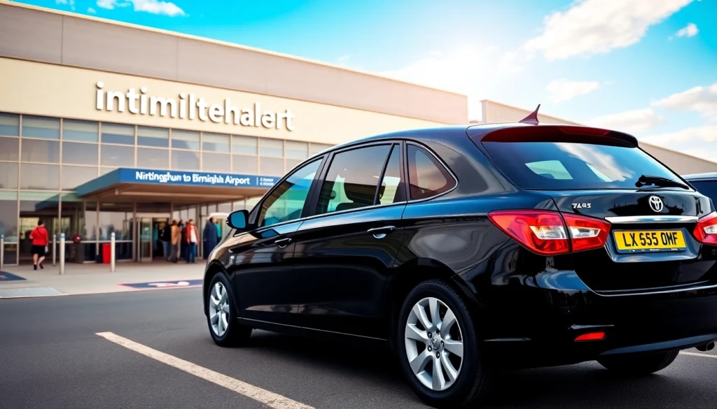Book a taxi Nottingham to Birmingham Airport for a seamless travel experience