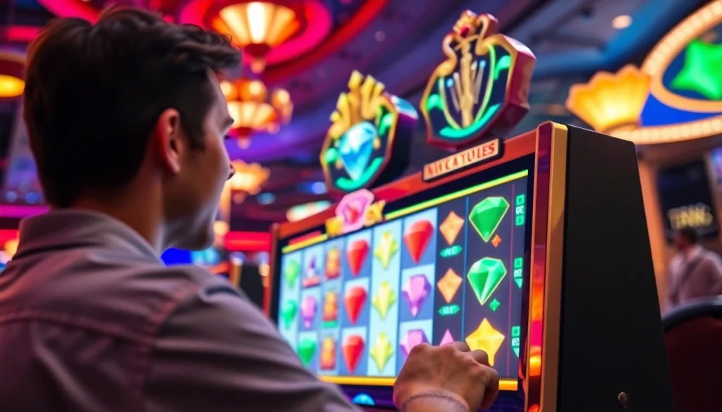 Masuk ke slot jewel4d login slot dengan karakter bersemangat menampilkan permainan kasino.