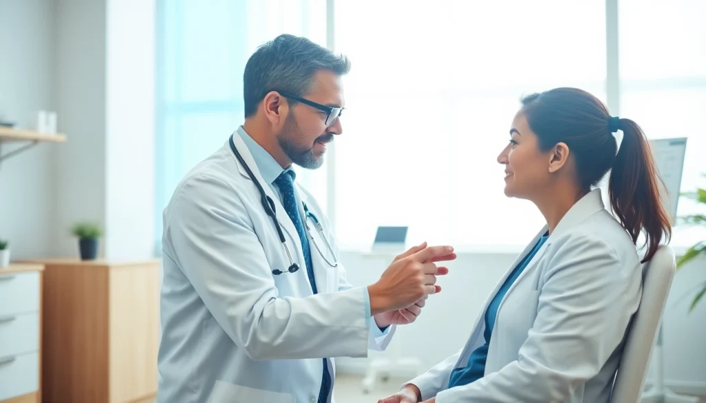 Engaging healthcare scene illustrating the importance of Health in professional care settings.