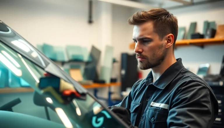 Get lifetime warranty auto glass Denver services with expert technicians in a professional garage.