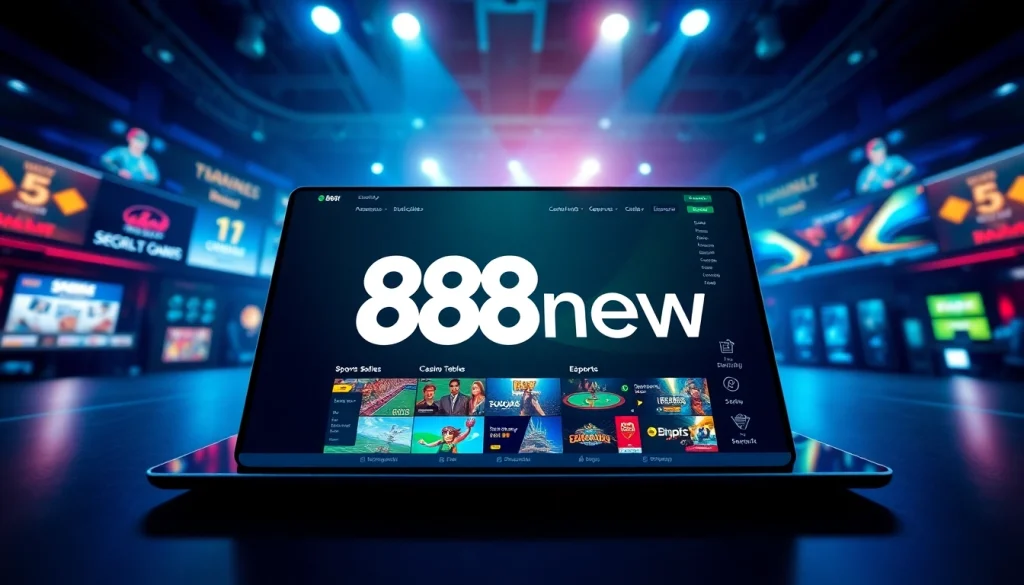 Experience the thrill of gaming with 888new's innovative online platform and secure payment options.