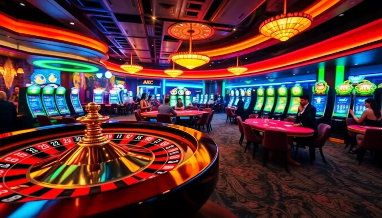 Experience the excitement of KJC AC at a high-stakes poker table, where players strategize to win big.