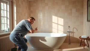 Реставрация ванной акрилом, высвобождение повреждений, качественный результат.