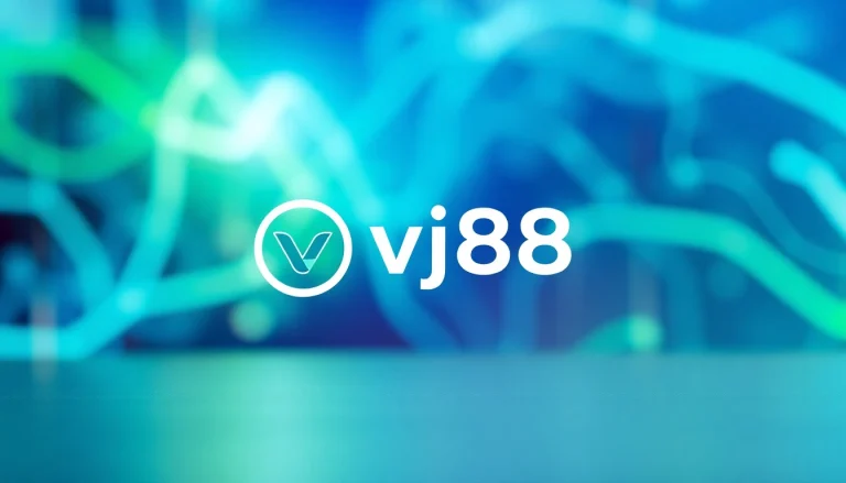 Vibrant logo of vj88 highlighted in a modern digital setting, showcasing innovation and energy.
