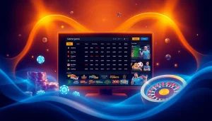 Engaging online gambling interface at af88.com featuring sports betting and casino games in a vibrant setting.