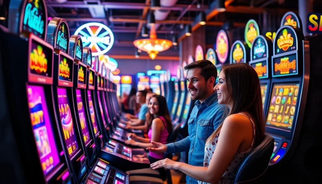 Mengungkap pengalaman bermain di bukti4d alternatif slot dengan pemain bersemangat di latar belakang yang cerah.