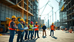 Key scene depicting New Jersey Commercial General Contractor team at work, ensuring a successful project collaboration.