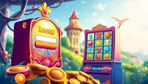 Menampilkan virus4d login slot dengan antarmuka permainan yang menarik dan warna-warni.