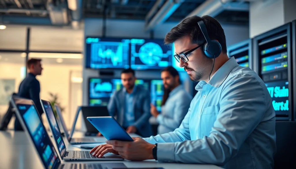 IT Support Tampa team providing professional technology solutions in a modern office.