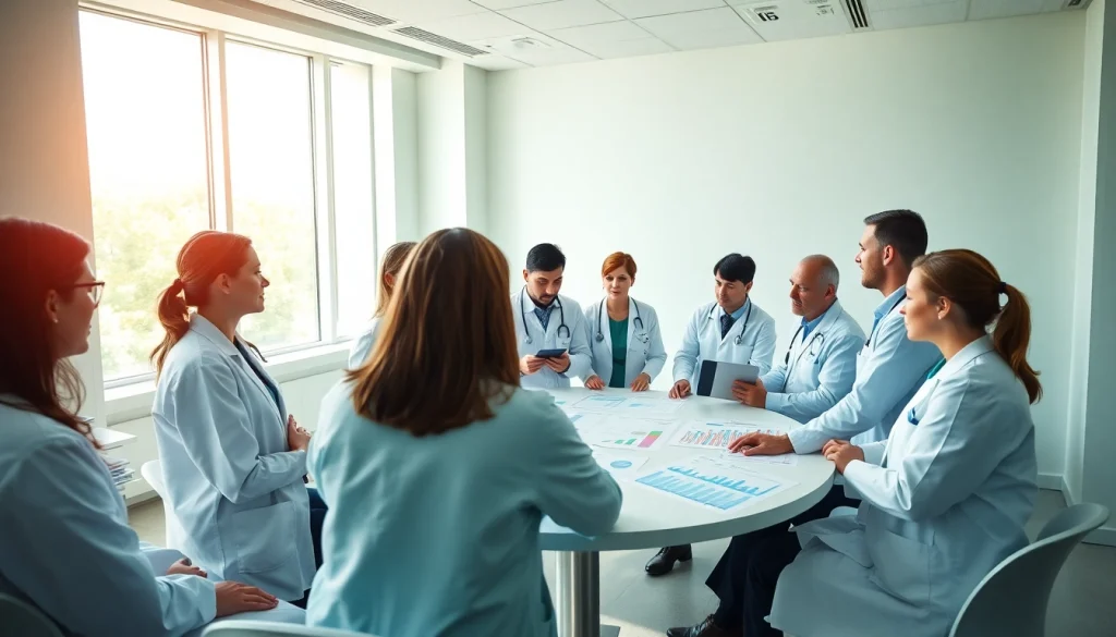 Collaborative discussion on the ADAPTABLE Aspirin Study findings among researchers in a bright conference room.