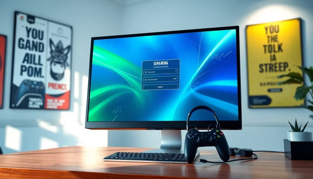 Masuk ke komengtoto login dengan layar interaktif dan suasana gaming yang menginspirasi.