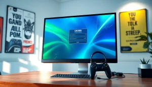 Masuk ke komengtoto login dengan layar interaktif dan suasana gaming yang menginspirasi.