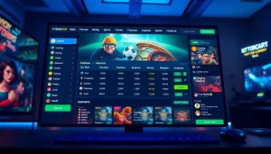 Experience the premier online gaming interface of 888new, featuring sports betting and casino games.