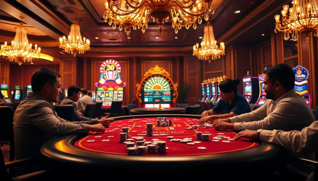 Engage in thrilling poker action at https://thabetc.net/ with vibrant casino visuals and dynamic gameplay.