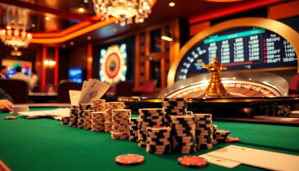 Experience thrilling gameplay at https://firekills.co.uk/ with vibrant chips and sleek roulette at a luxury casino.