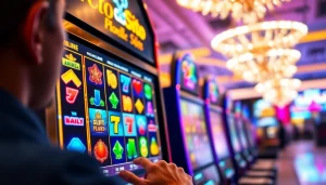 Mengasyikkan permainan slot situs toto dengan tampilan antarmuka yang menarik dan warna cerah.