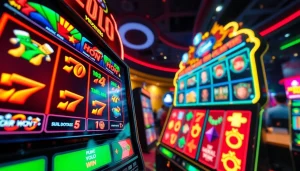 Experience the excitement of online gaming with hoki138 pro at a vibrant slot machine.