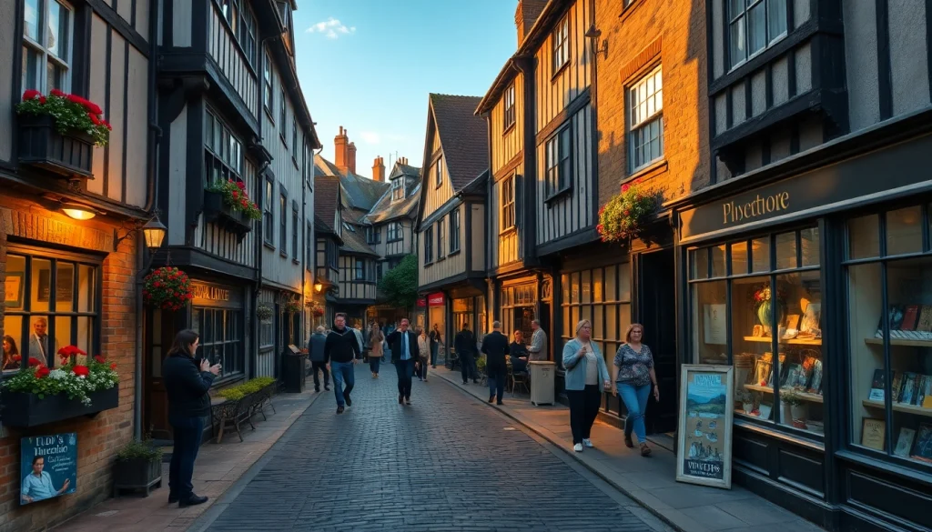 Historic Spon Street in Coventry, showcasing timber-framed houses and vibrant cafés, capturing the charm of https://coventryhub.co.uk/historic-spon-street/.